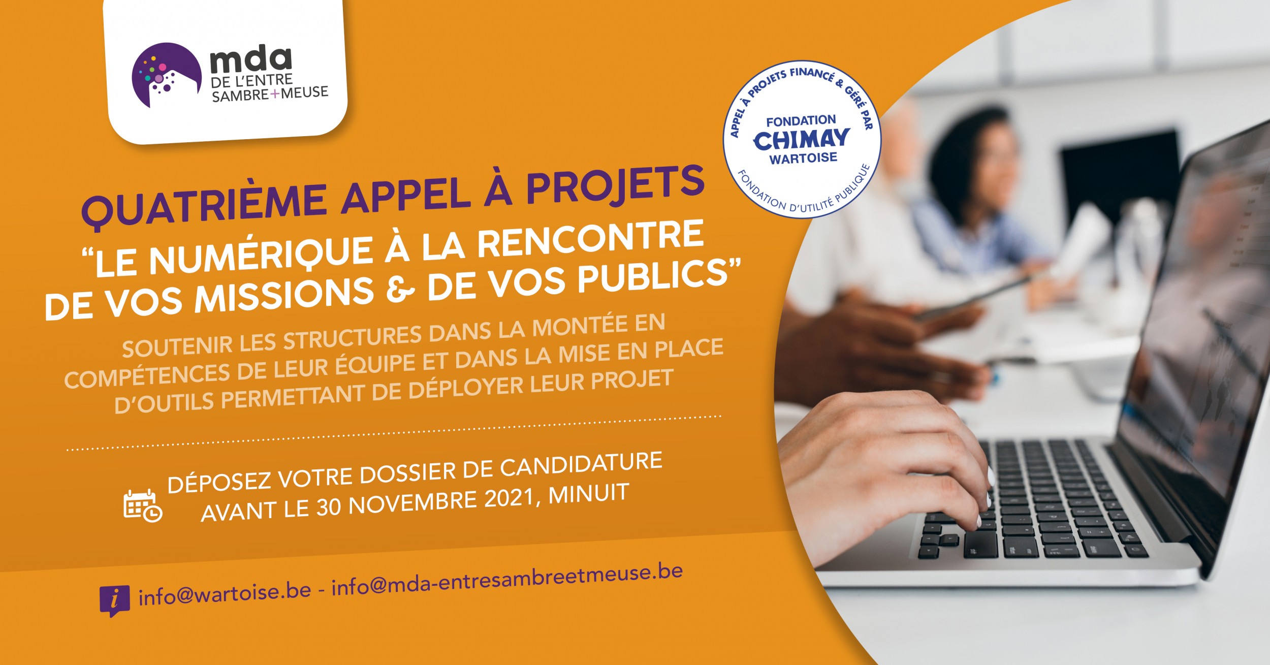 Quatrième appel à projets "Le numérique à la rencontre de vos missions & de vos publics"